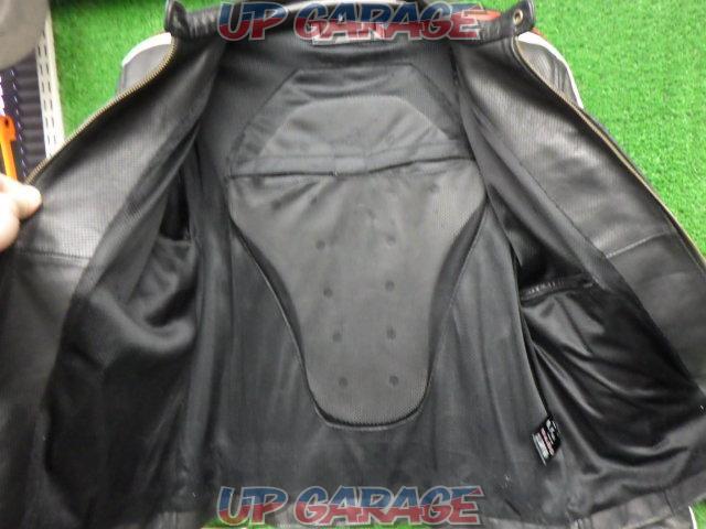 【Liugoo Leather】CW-7 レザーシングルライダースジャケット サイズLL-10