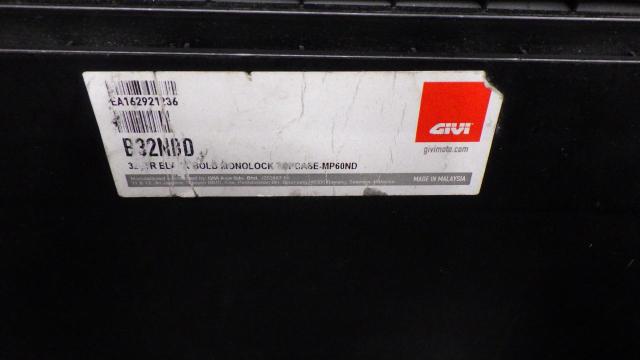 GIVI
B32NBD
Mono lock case
32L-06