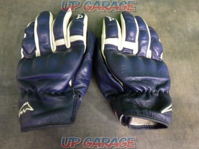 KUSHITANI Short Leather Gloves
White / blue
Size L-03