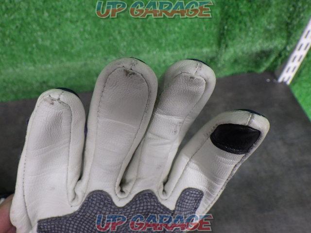 KUSHITANI Short Leather Gloves
White / blue
Size L-09