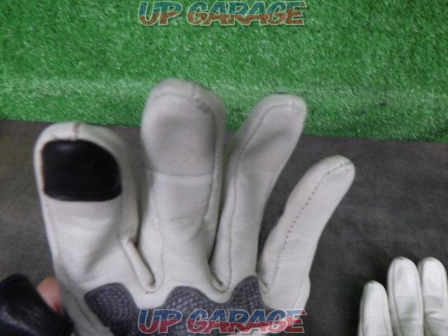 KUSHITANI Short Leather Gloves
White / blue
Size L-10