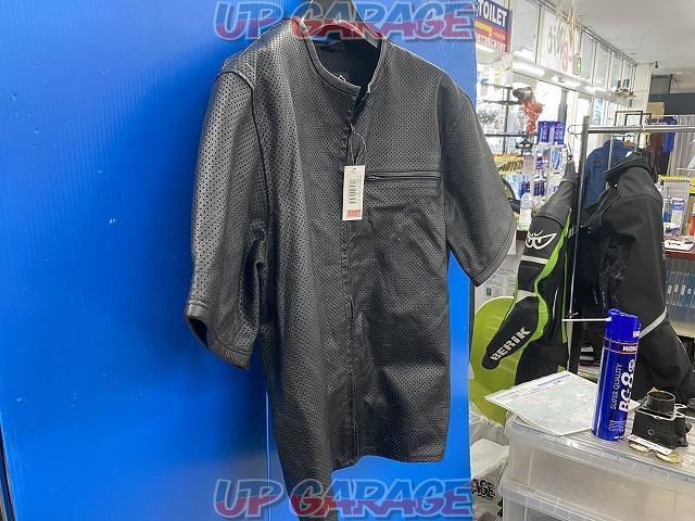 Real Leather レザージャケット 半袖 サイズ:XL-06