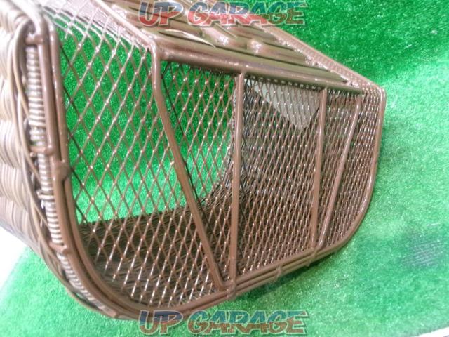 Kitaco front basket
Rattan style
Width approx. 380mm
Depth approx. 160mm/280mm
About height 240mm
Unused item-07