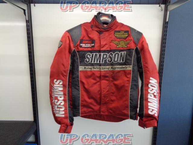 SIMPSON nylon jacket
Red
M size-04
