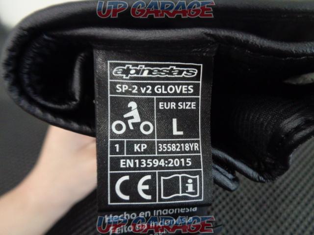 Alpinestars SP-2
v2 Gloves
L size
Black / White / Red-05
