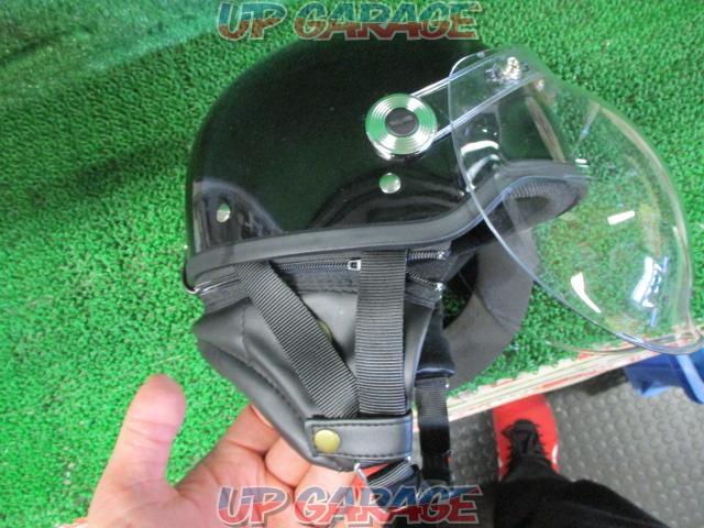 【LEAD】CROSS ハーフヘルメット CR-760 ブラック×オレンジ サイズ:フリー(57-60cm)-05