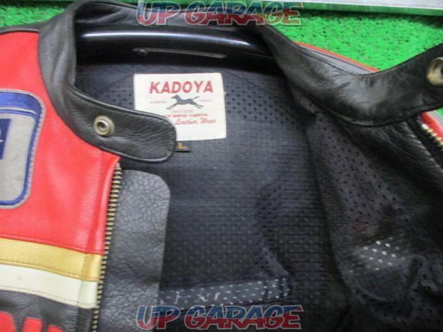 【KADOYA】BLACK HORSE レザージャケット サイズL-05