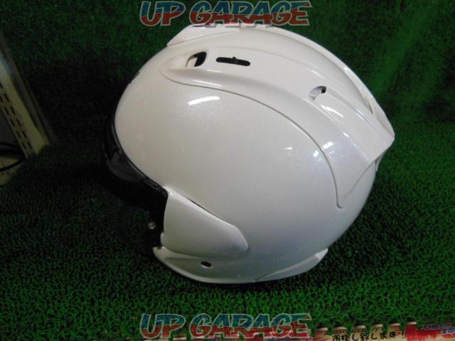 【Arai】VZ-RAM PLUS ジェットヘルメット グラスホワイト サイズ:XL(61-62cm)-04