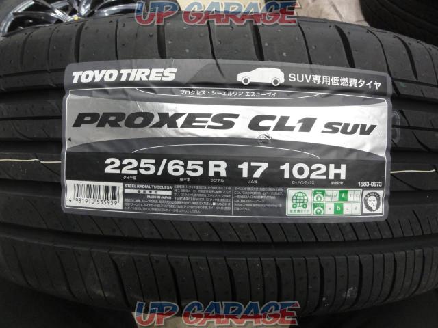 【未使用タイヤホイールセット!!】HOT STUFF(ホットスタッフ) WAREN(ヴァーレン) W02 + 【タイヤ】TOYO(トーヨー) PROXES CL1 SUV-09