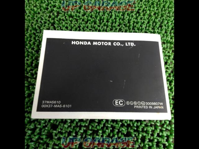 HONDA オーナーズマニュアル CBR900RR FIREBLADE ※英語/ドイツ語版-02