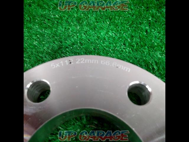 Unknown Manufacturer
With spacer hub
112-5H
22 mm
Φ66.6-04