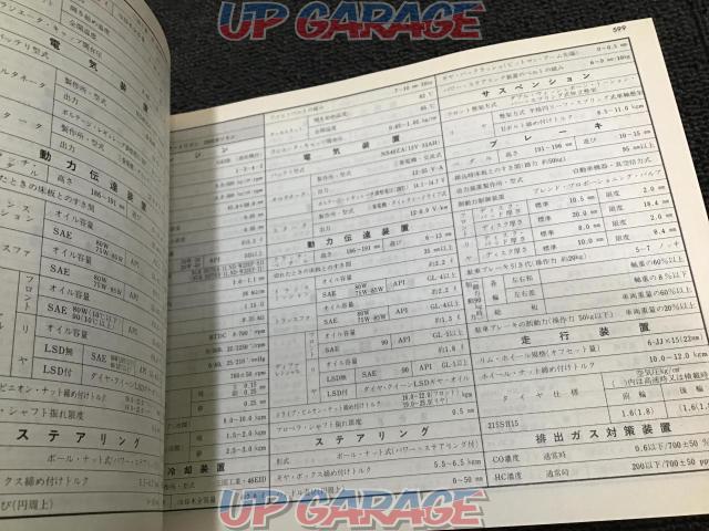 1986 Japan Automobile Federation Domestic Automobile
Service Data
Inspector's documents
1986-06