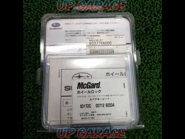 Subaru genuine
McGard
Wheel lock set
M 12 x P 1 .25-02