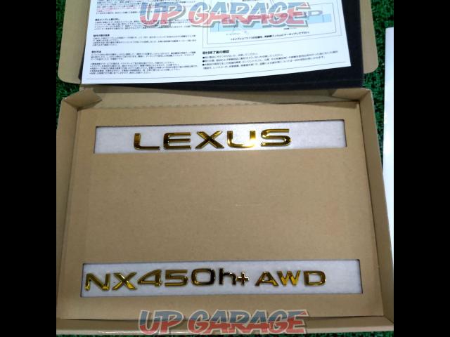 Grazio & Co. LEXUS NX450h ゴールドエンブレム-03