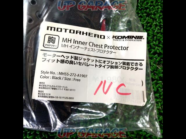 【フリーサイズ】MOTORHEAD x KOMINE MHインナーチェストプロテクター-06