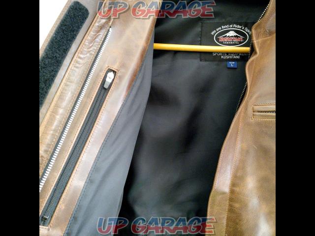 KUSHITANI pull-up leather jacket
K-0614-02