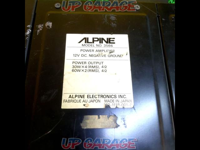 【ALPINE】3566 6chパワーアンプ-05