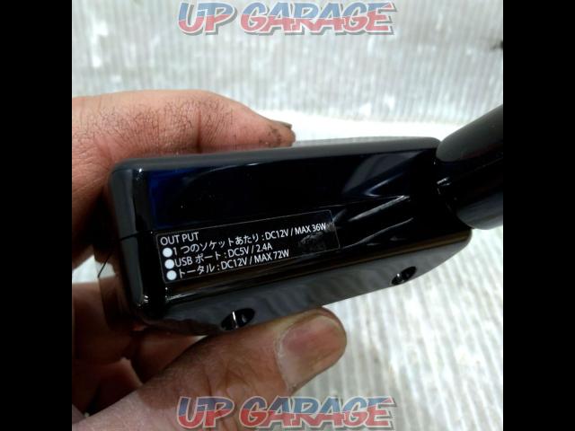 SEIWA USB2連増設シガーアダプター-04