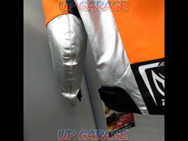 BERIK RACE DEP 2.0 レザージャケット Sサイズ オレンジ-06