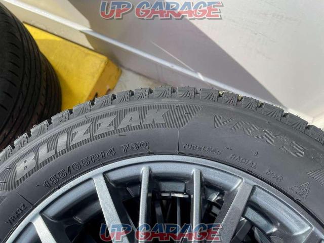 Used wheels, new studless tires set
weds (Weds)
ravrion
RM01
+
BRIDGESTONE
BLIZZAK
VRX3
155 / 65R14
75Q
Made in 2023
Four-04