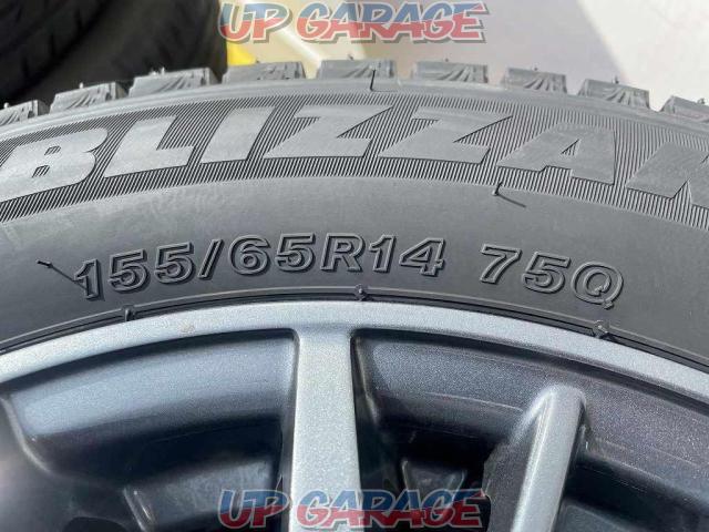 Used wheels, new studless tires set
weds (Weds)
ravrion
RM01
+
BRIDGESTONE
BLIZZAK
VRX3
155 / 65R14
75Q
Made in 2023
Four-05