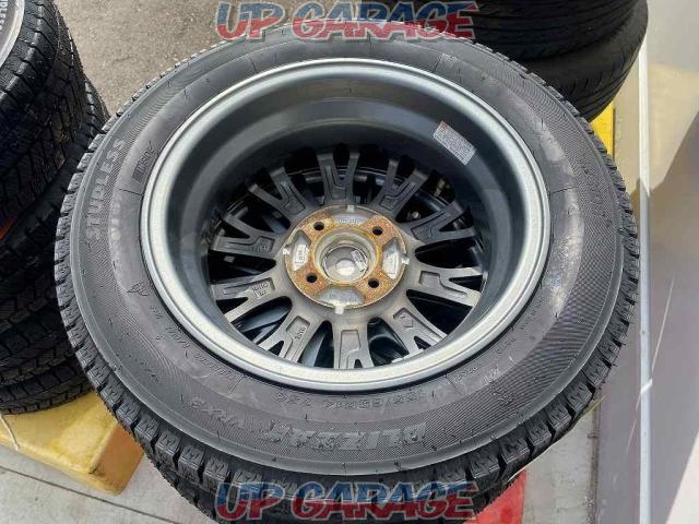 Used wheels, new studless tires set
weds (Weds)
ravrion
RM01
+
BRIDGESTONE
BLIZZAK
VRX3
155 / 65R14
75Q
Made in 2023
Four-07