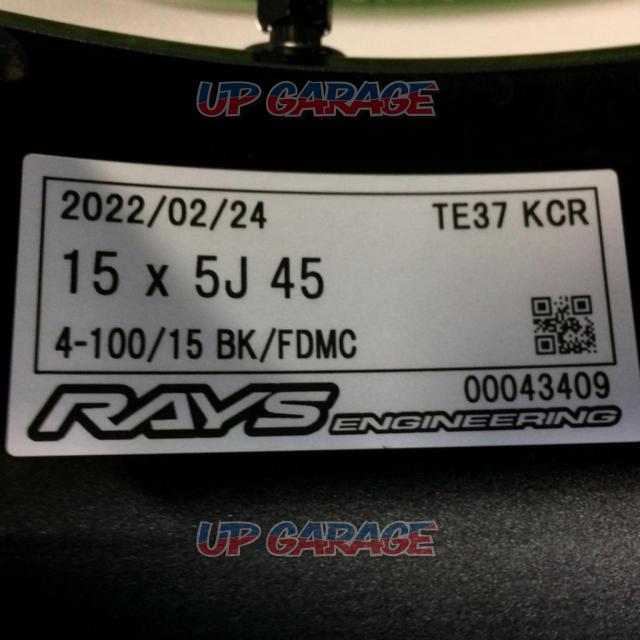 【走りにこだわる軽カーへ!!】RAYS VOLK RACING TE37 KCR  + KUMHO ECSTA HS51 2023年製造-07