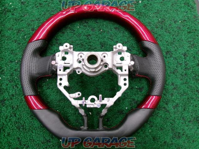 REAL
D-shape red carbon steering wheel-02
