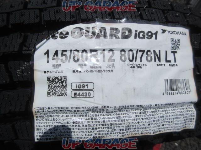 9YOKOHAMA iceGUARD iG91 145/80R12 80/78N LT 2本セット-03