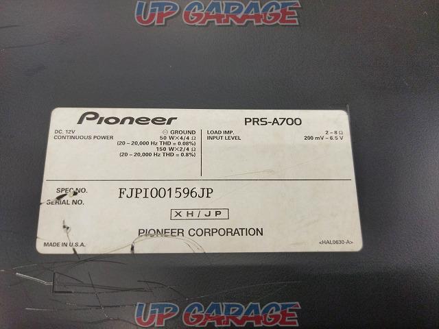 Carrozzeria 4CH power amplifier
PRS-A700-08