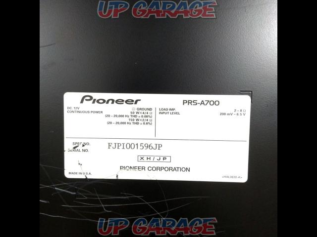 【carrozzeria】4CHパワーアンプ PRS-A700-09