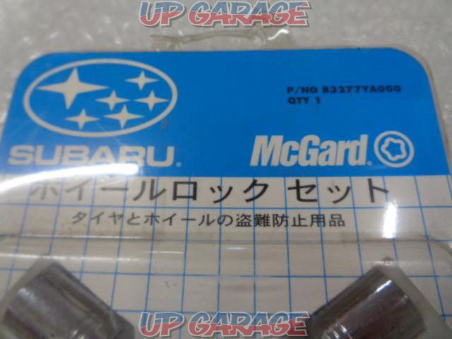 Subaru genuine
Wheel lock / lock nut
Made McGard-02
