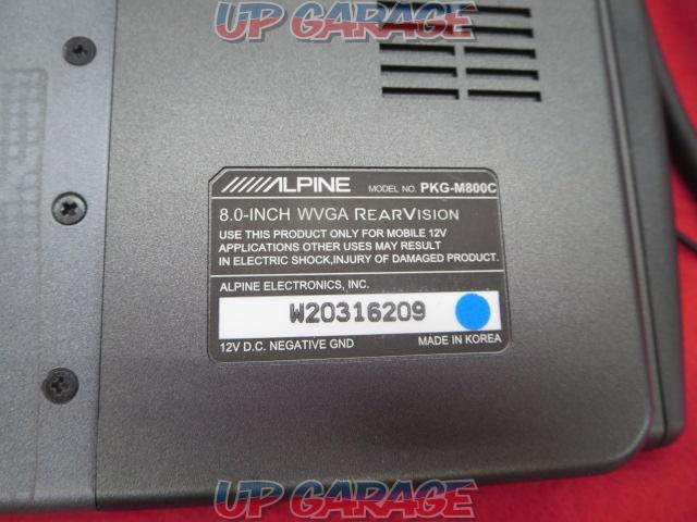 【ALPINE】ALPINE PKG-M800C 8インチWVGAモニター-06