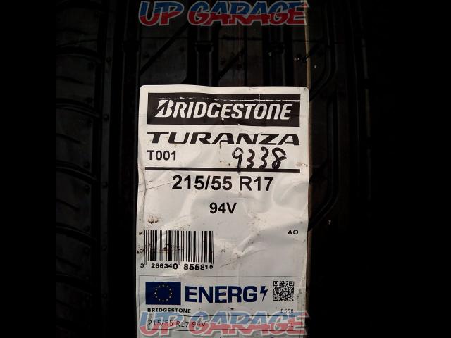 [Unused tire set of 2] BRIDGESTONE
TURANZA
T001-03