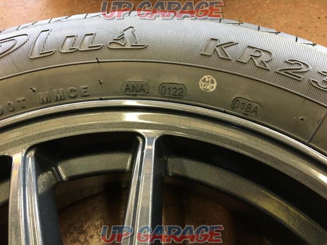  unused with tire 
JAPAN
SANYO (Japan three yang)
ZACK (Zack)
JP-520
+
KENDA (Kenda)
KR 23
205 / 60-16
4 pieces set-06