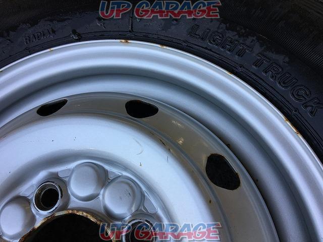  unused with tire 
TOPY (Topy)
Steel
+
BRIDGESTONE (Bridgestone)
K370
145 / 80-12
80 / 78N
LT
4 pieces set-04