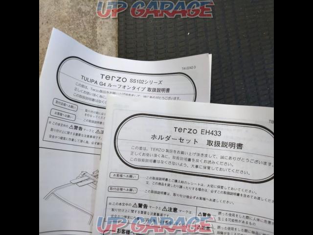 PIAA TERZO SS102S スノーボードキャリア +EH433取付ホルダー 【CX-5 ルーフレール無し車/KF型】-06