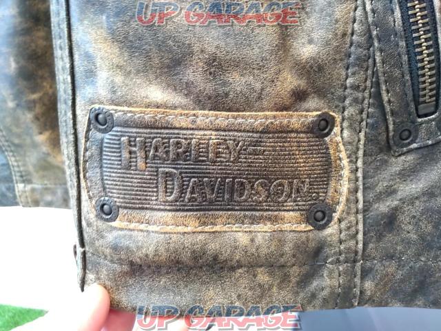 【 Harley-Davidson 】 Flex-Head Leather Jacket レザージャケット ハーレーダビットソン (JP Lサイズくらい)-05