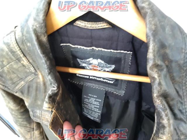 【 Harley-Davidson 】 Flex-Head Leather Jacket レザージャケット ハーレーダビットソン (JP Lサイズくらい)-06