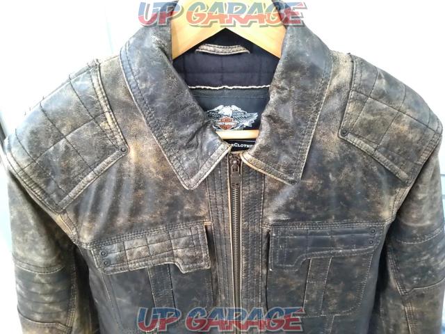 【 Harley-Davidson 】 Flex-Head Leather Jacket レザージャケット ハーレーダビットソン (JP Lサイズくらい)-10