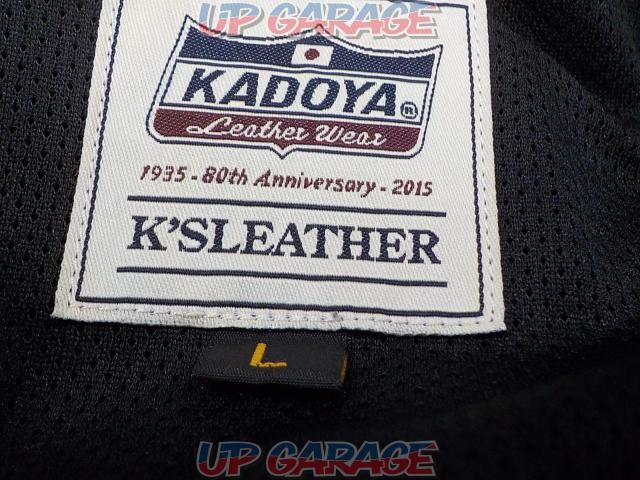 【KADOYA】x 東本 昌平 コラボ パンチングレザージャケット サイズ:L-07
