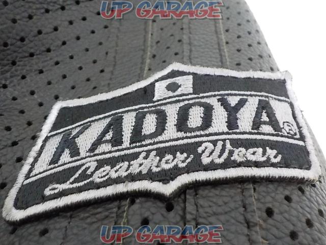 【KADOYA】x 東本 昌平 コラボ パンチングレザージャケット サイズ:L-09