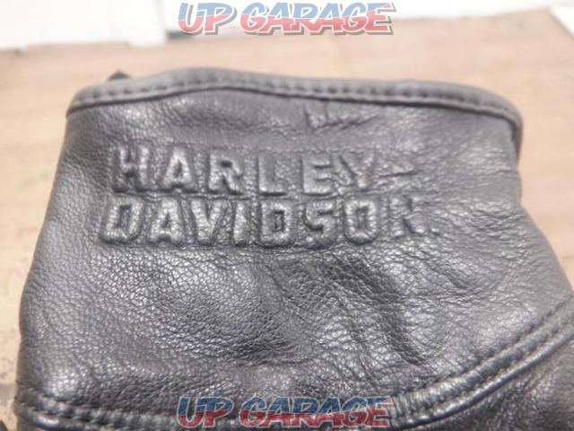 Harleydavidson
Finger pulling leather glove-09
