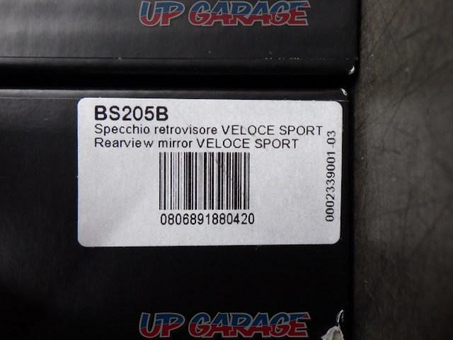 【rizoma】リゾマ Veloce Sport(ベローチェスポーツ)BS205 アルミ削り出しミラー 左右セット BS777Bアダプター付属-02