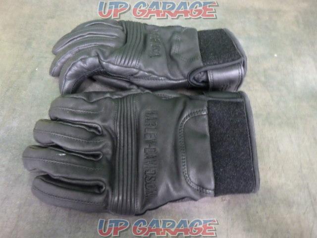 harley-davidson leather short winter gloves
Size M-02