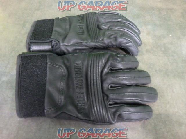 harley-davidson leather short winter gloves
Size M-04