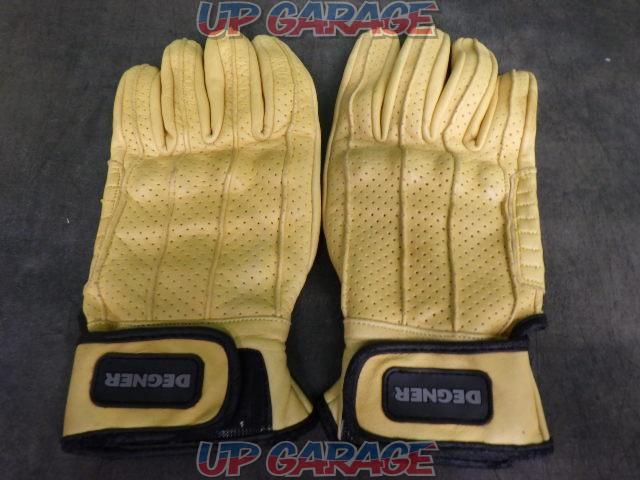 DEGNER Leather Mesh Punched Gloves
yellow
Size L-03