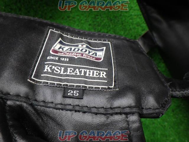 KADOYA Leather Chaps
Size Chaps size: 25-06