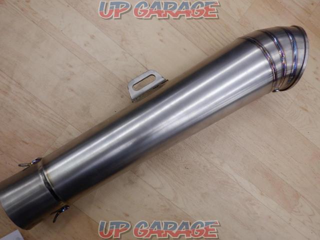 Unknown Manufacturer
Conical GP type titanium silencer
Insertion diameter: approx. Φ61 (distorted
Φ60.5～62)-06