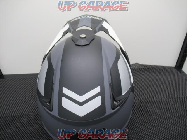 WINS X-ROAD COMBAT オフロードヘルメット BLACK×WHITE Mサイズ 2020年製造-05